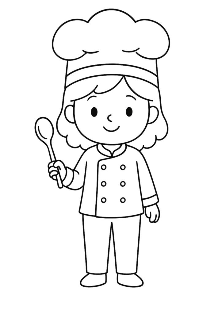 desenhos de profissões para imprimir