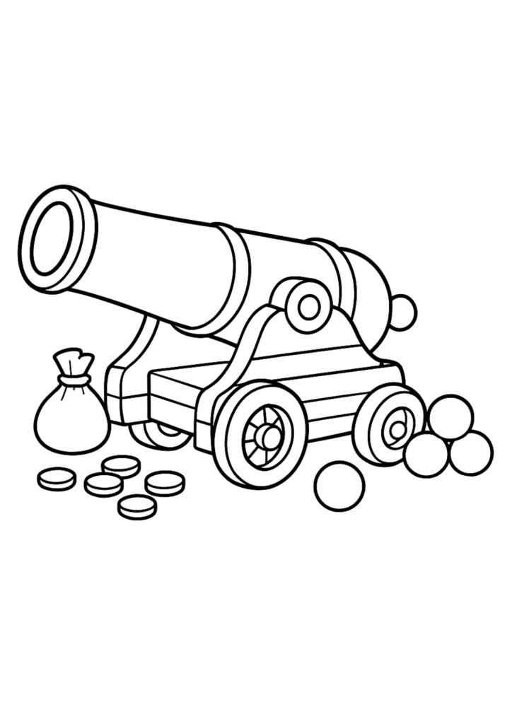 piratas para colorir