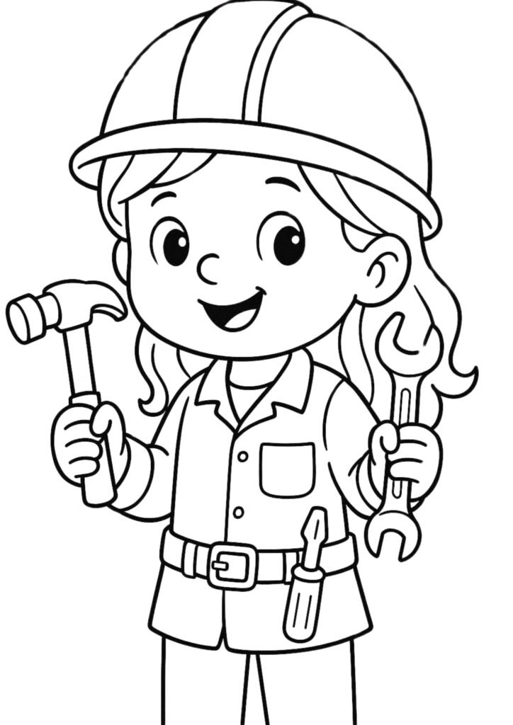 desenhos de profissões para imprimir