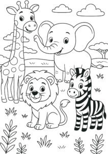 Desenhos para colorir animais