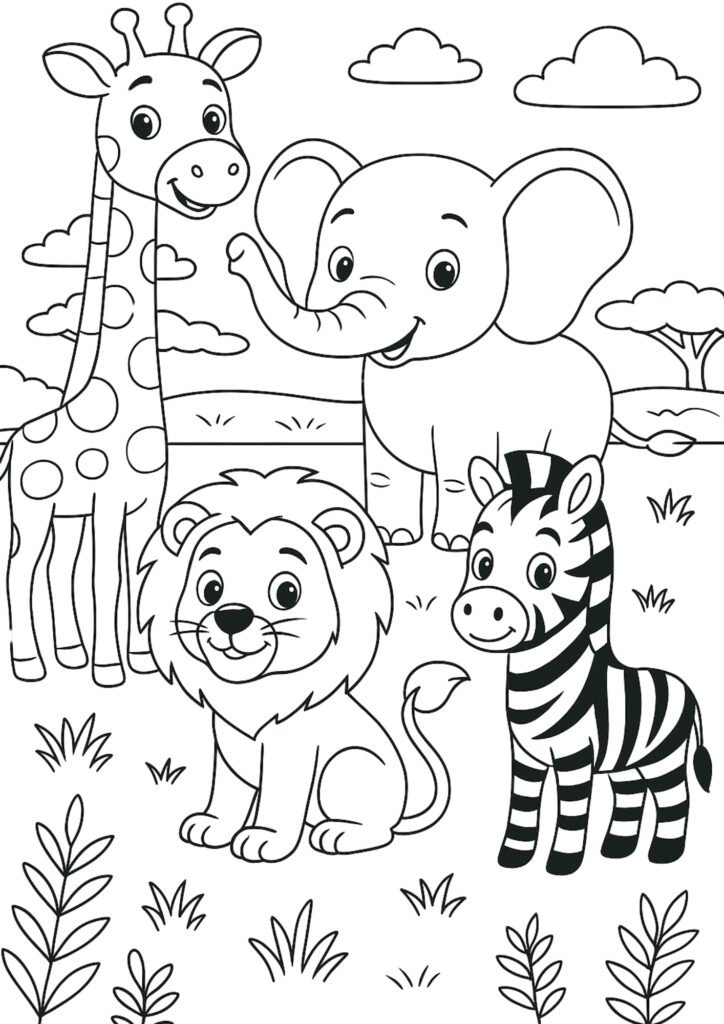 Desenhos para Colorir Infantil Gratuitos e Divertidos para Imprimir