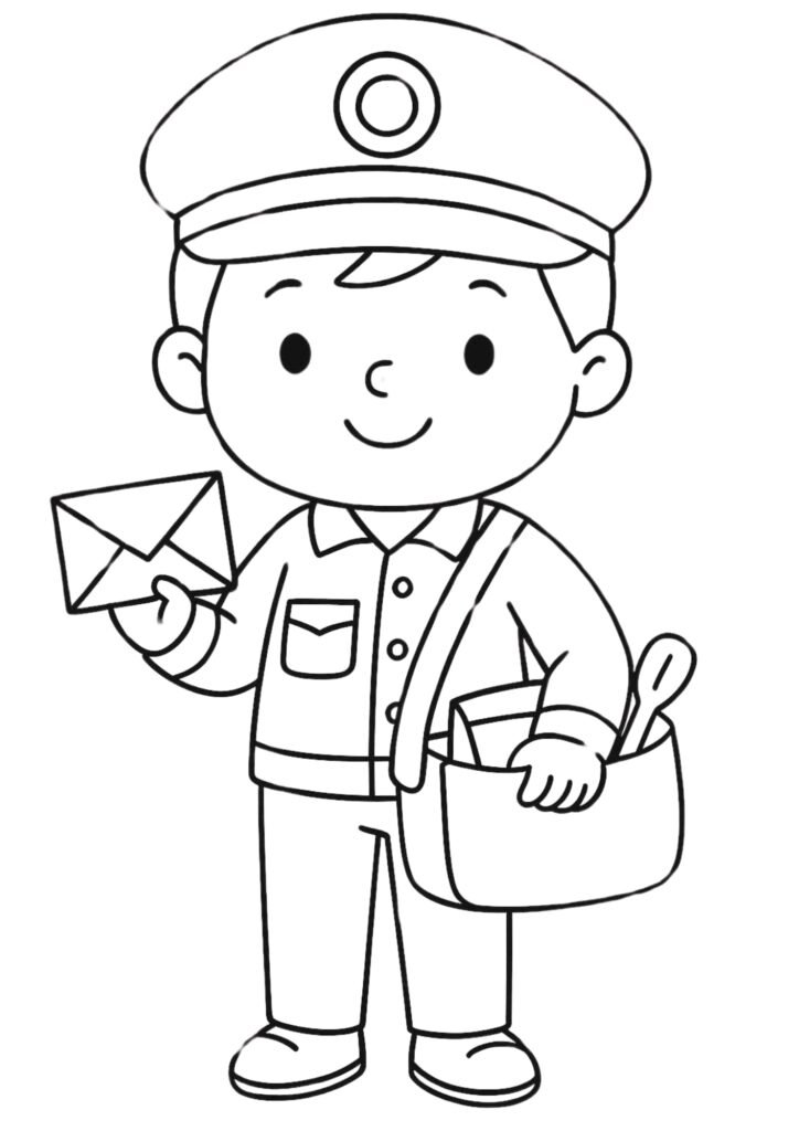 desenhos de profissões para imprimir