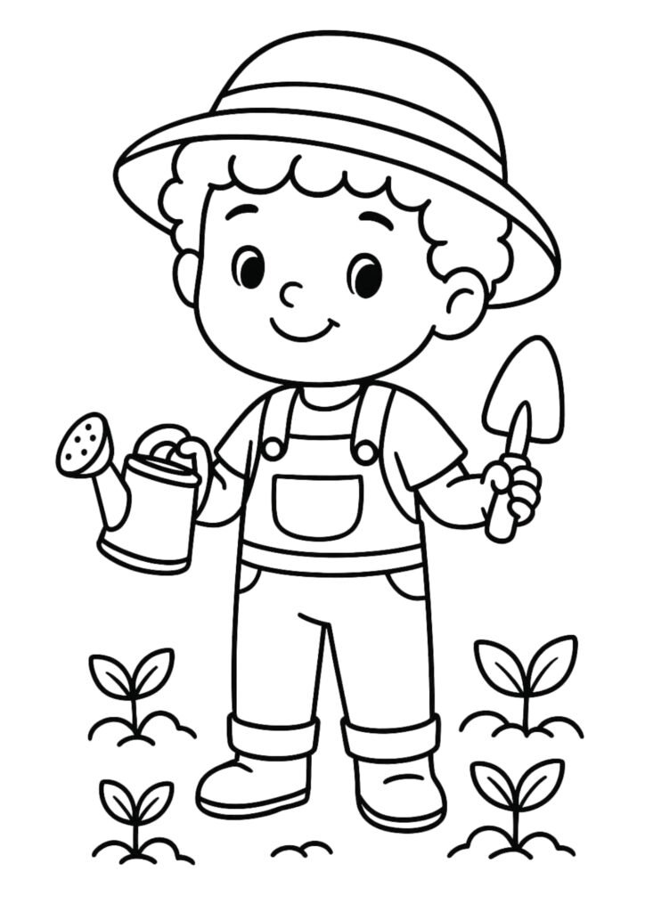 desenhos de profissões para imprimir