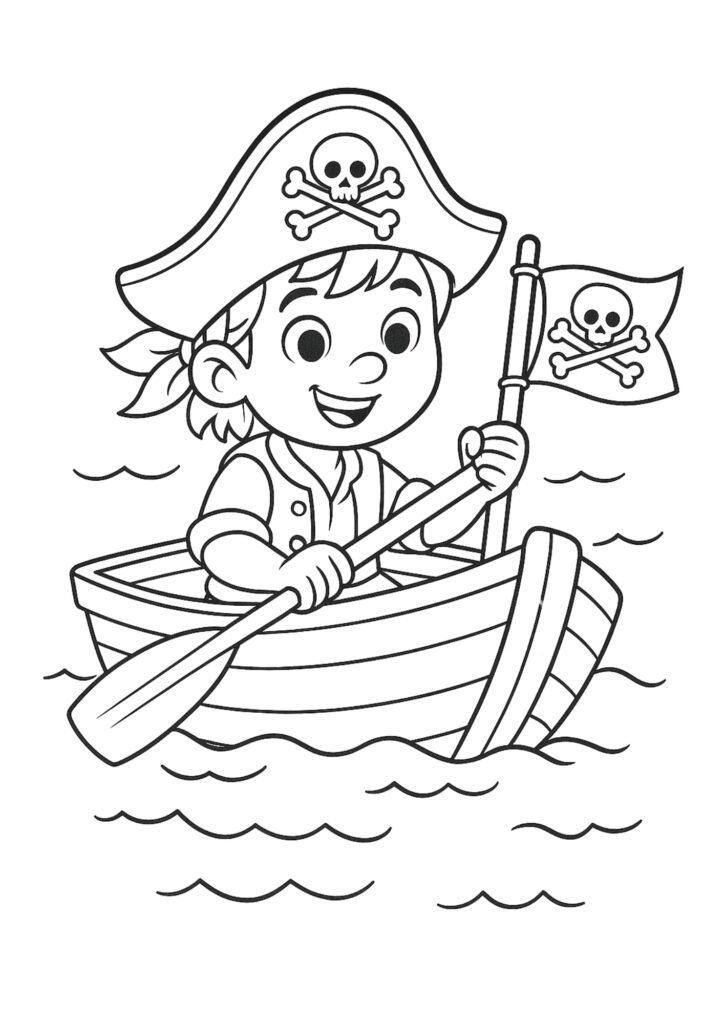 pirate coloring pages