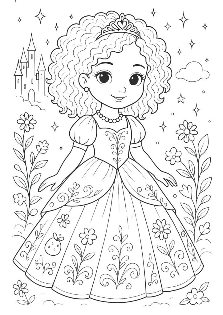 desenhos para colorir princesas