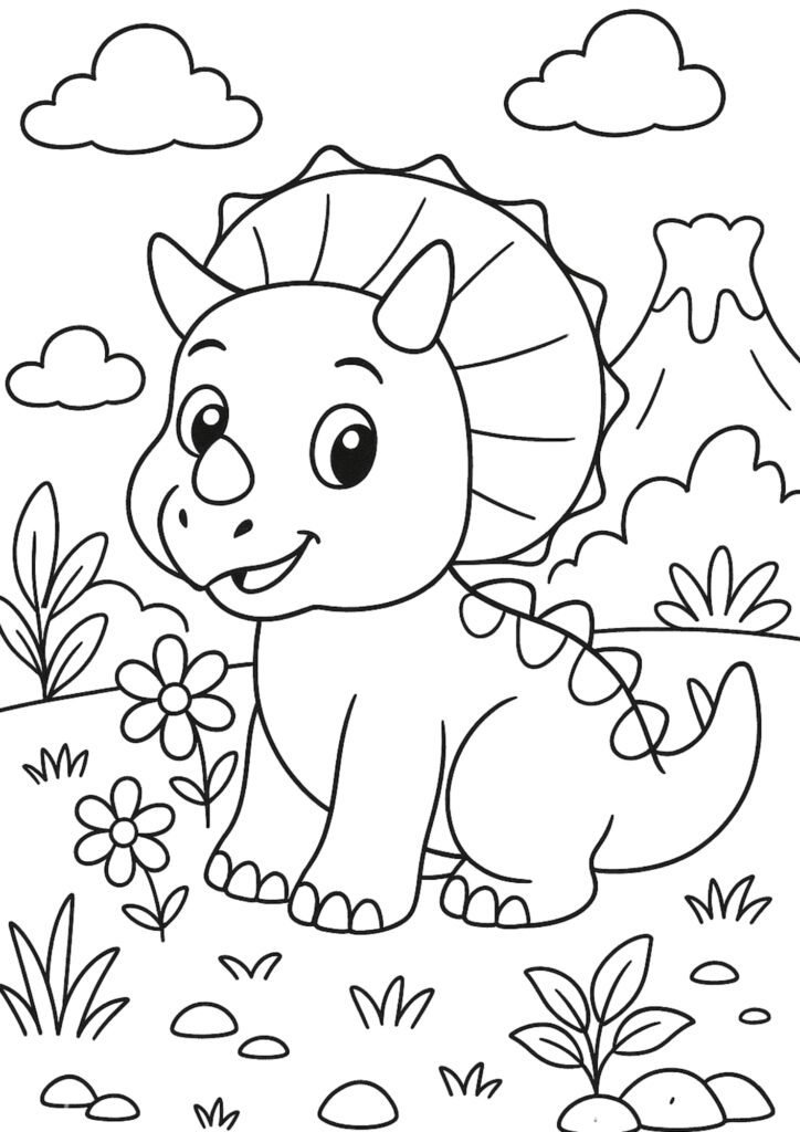 anquilossauro desenho para colorir