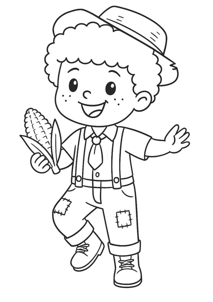 desenho-para-colorir-festa-junina