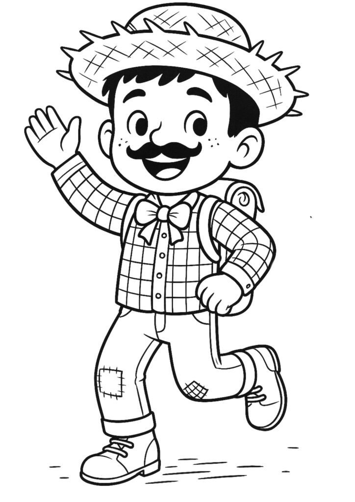 desenho-para-colorir-festa-junina