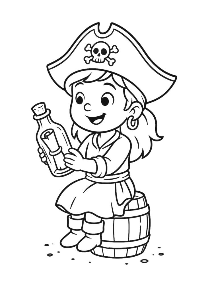 pirate coloring pages