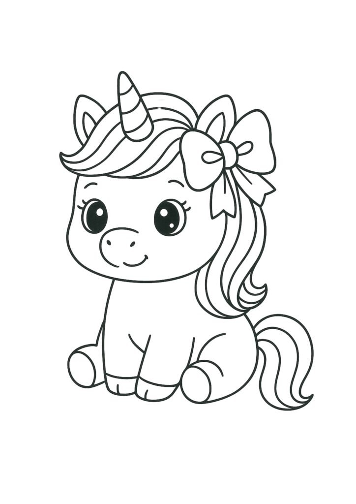 unicornio para colorir