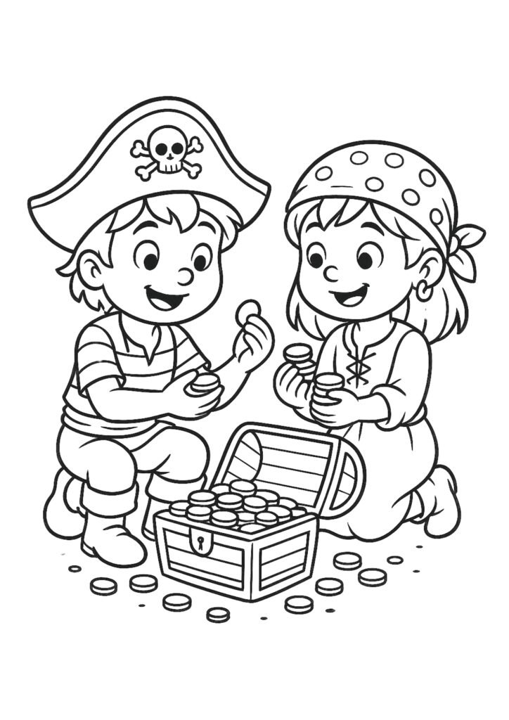 pirate coloring pages