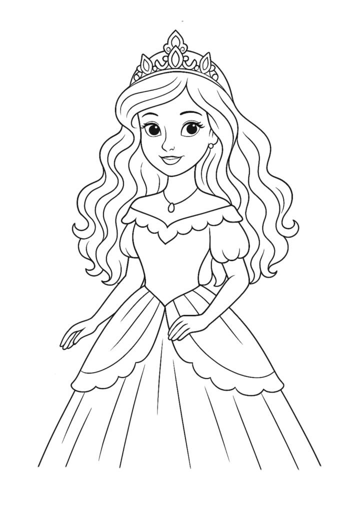 desenhos para colorir de princesas