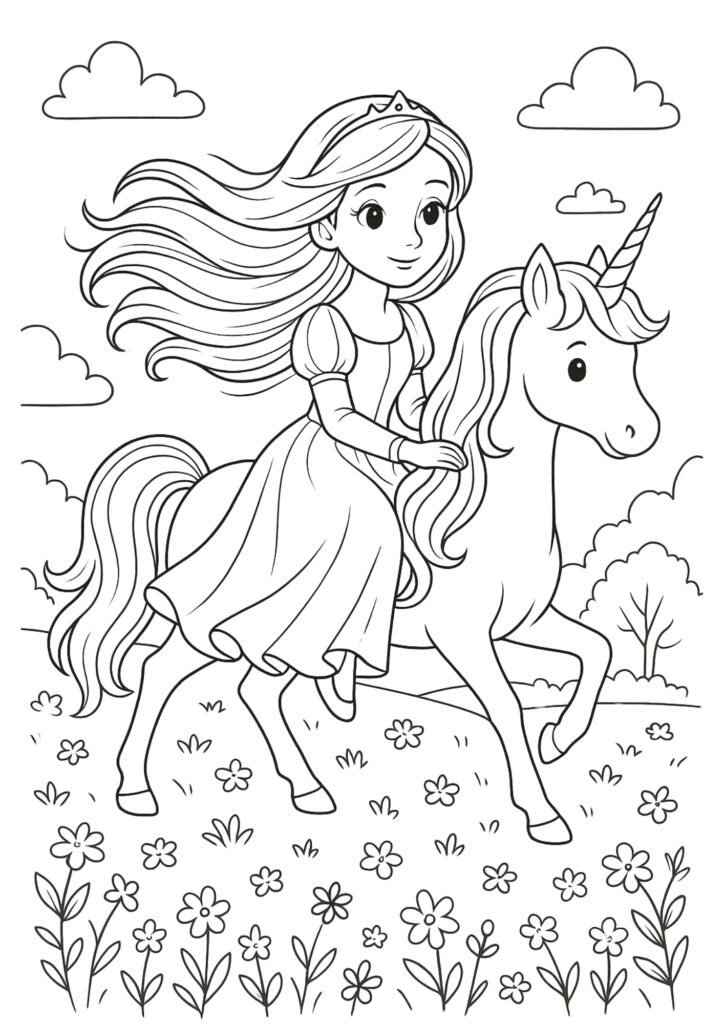 desenhos para colorir princesas