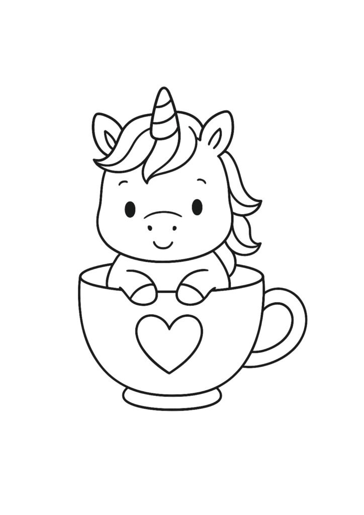 unicorn coloring book