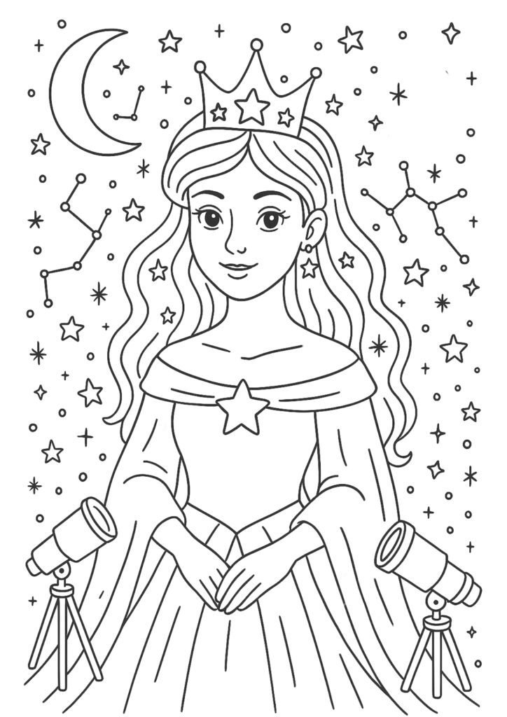 desenhos para colorir de princesas