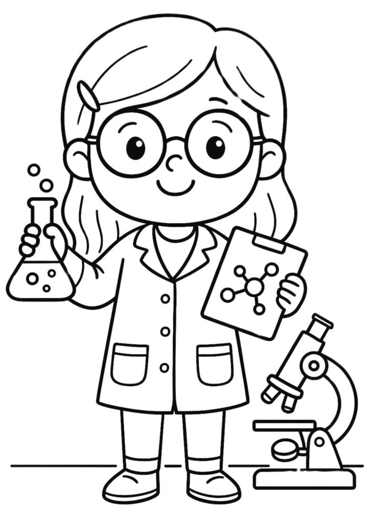 desenhos de profissões para imprimir