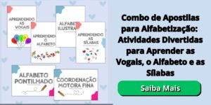 Atividades de alfabetização Infantil