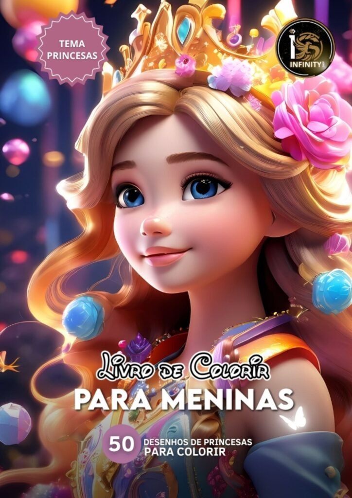 desenho de princesa para colorir