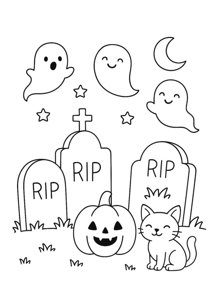 desenhos para colorir halloween