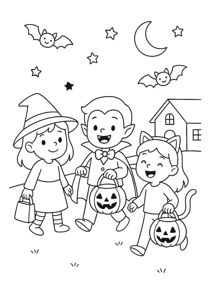 desenhos para colorir halloween
