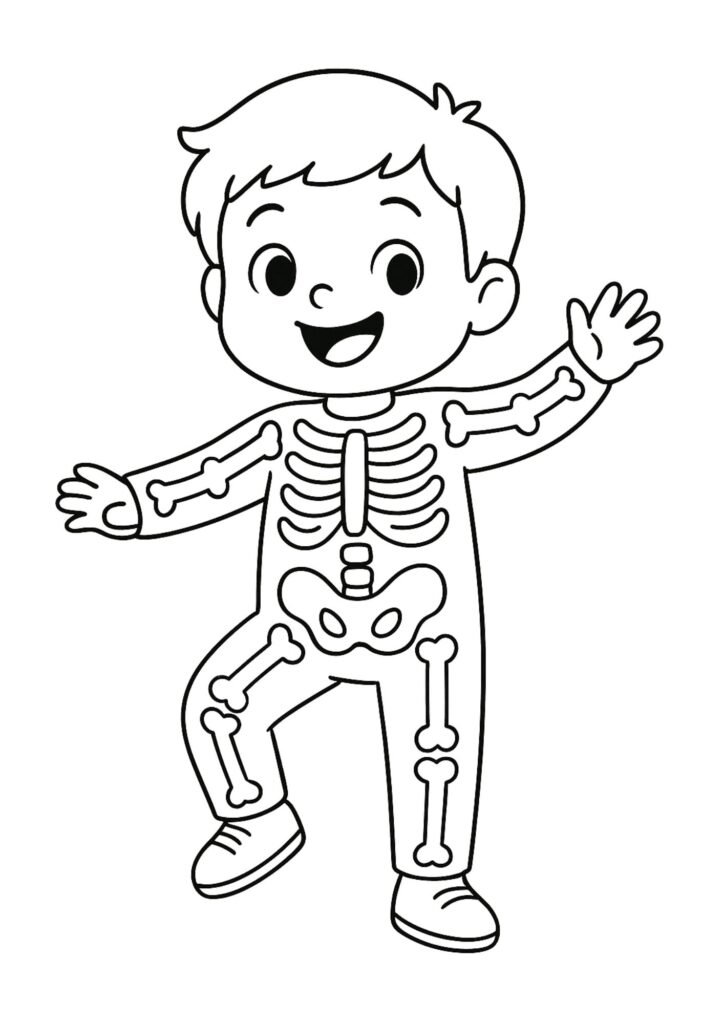 fantasia esqueleto halloween