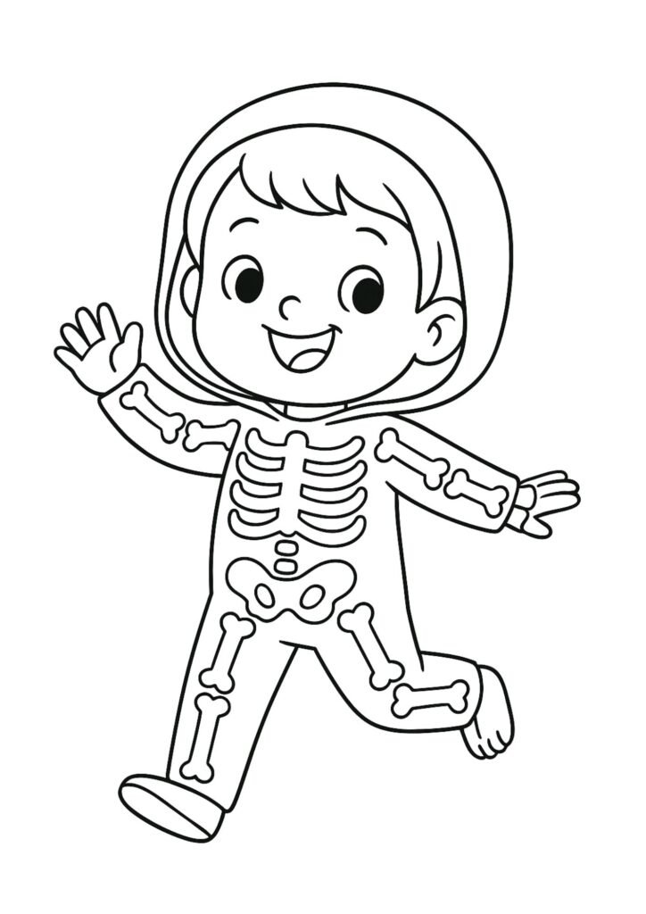 fantasia esqueleto halloween