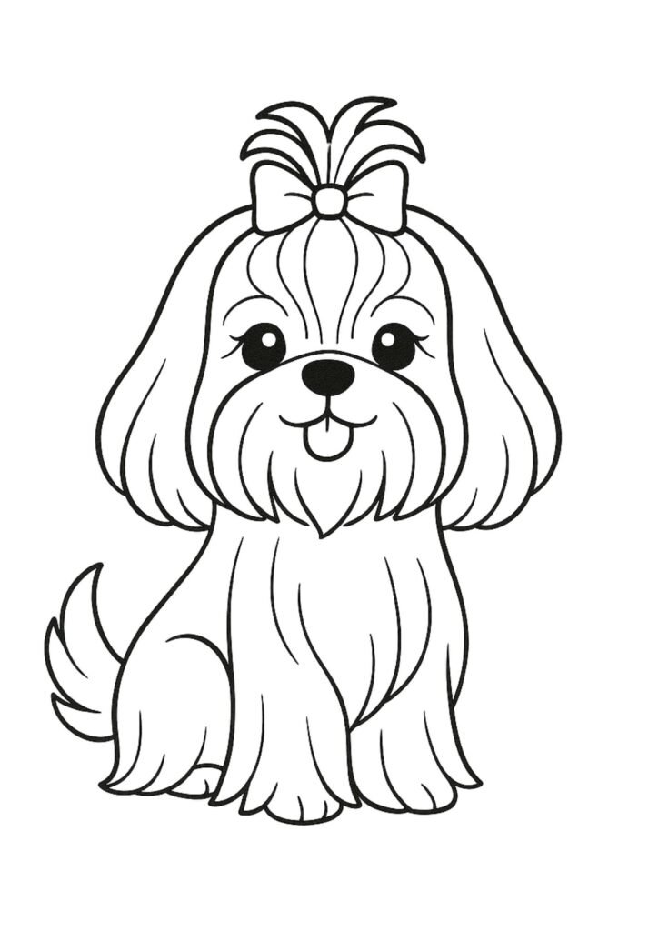 desenhos cachorro para colorir