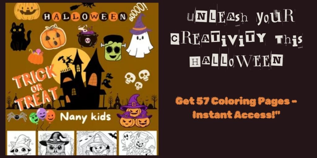 halloween color pages