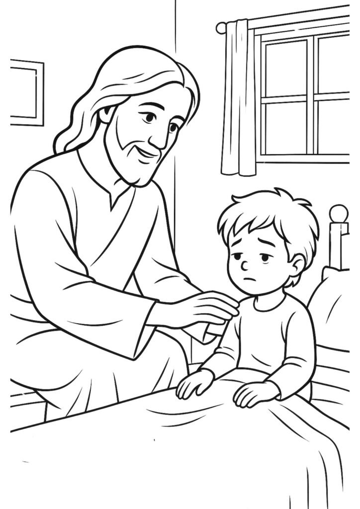 Jesus coloring pages