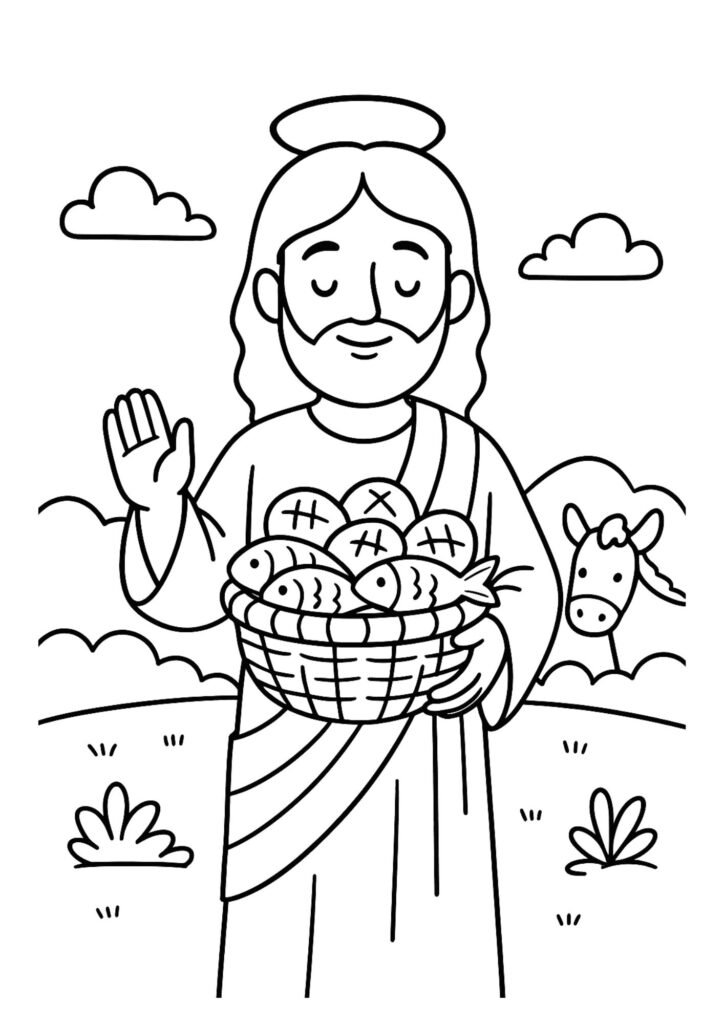 Jesus milagre da multiplicação