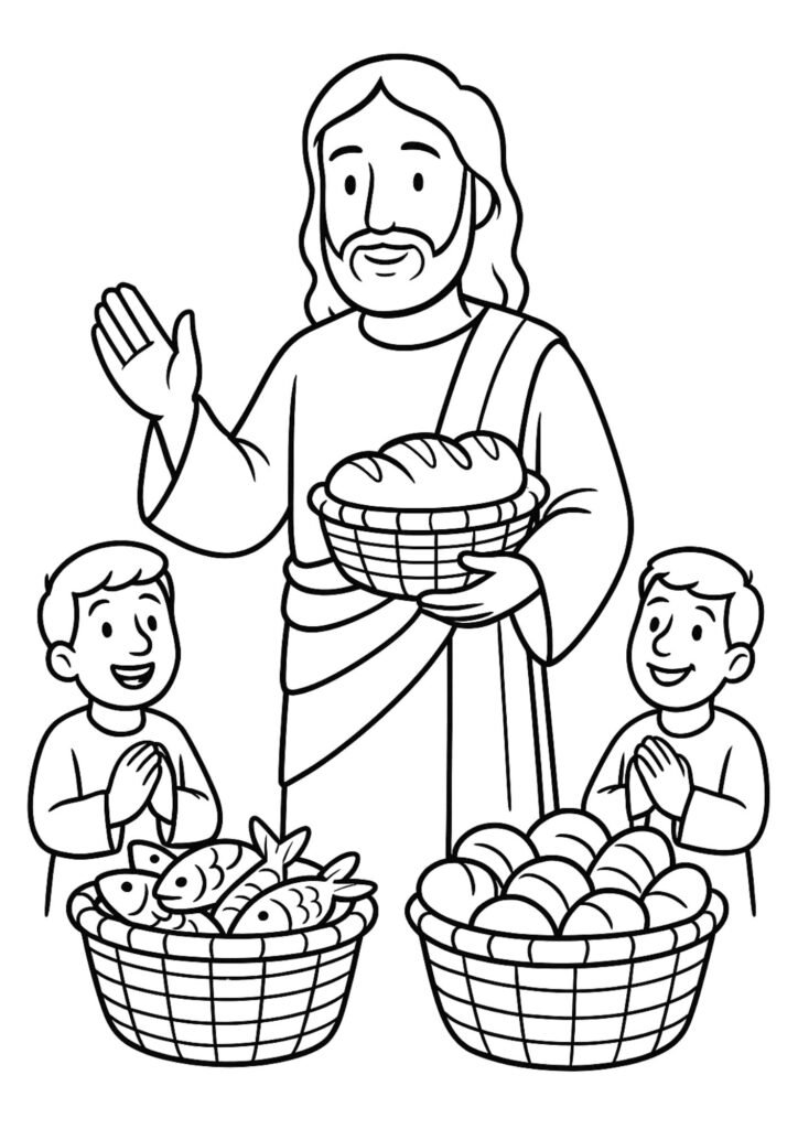 Jesus milagre da multiplicação