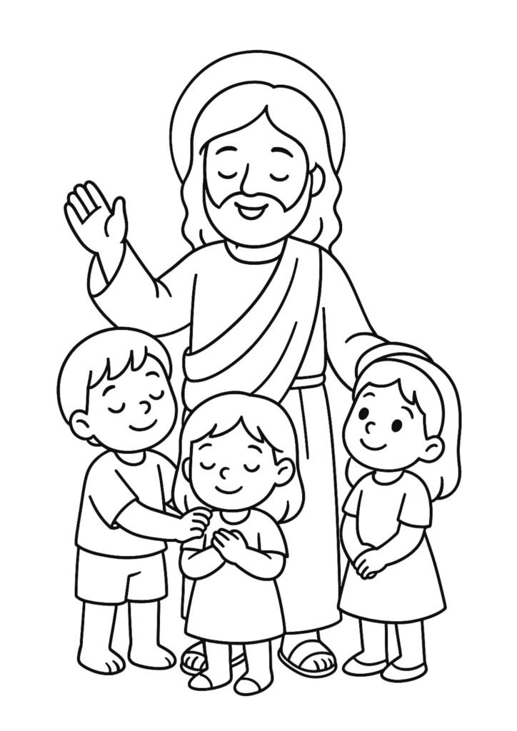 Jesus Abençoando as crianças