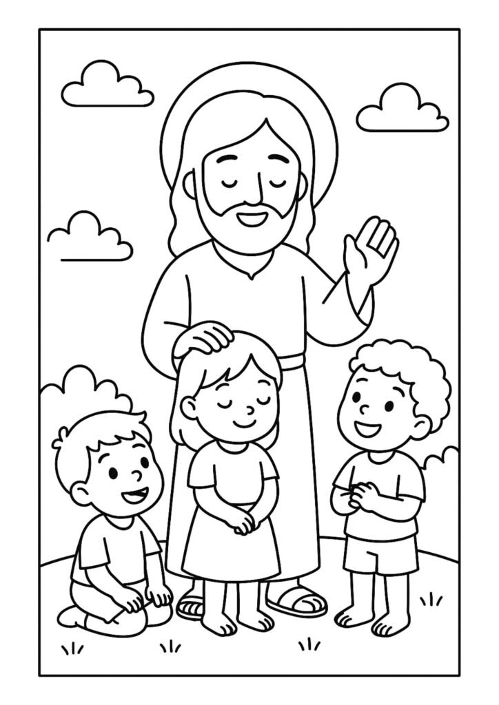Jesus Abençoando as crianças