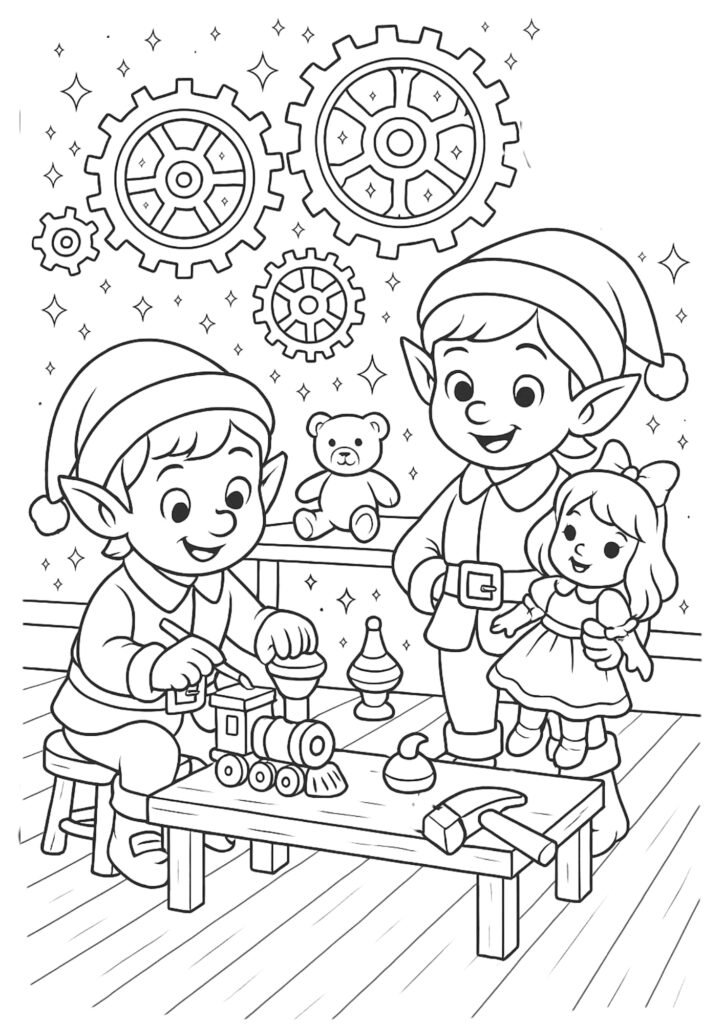desenhos de natal para colorir 