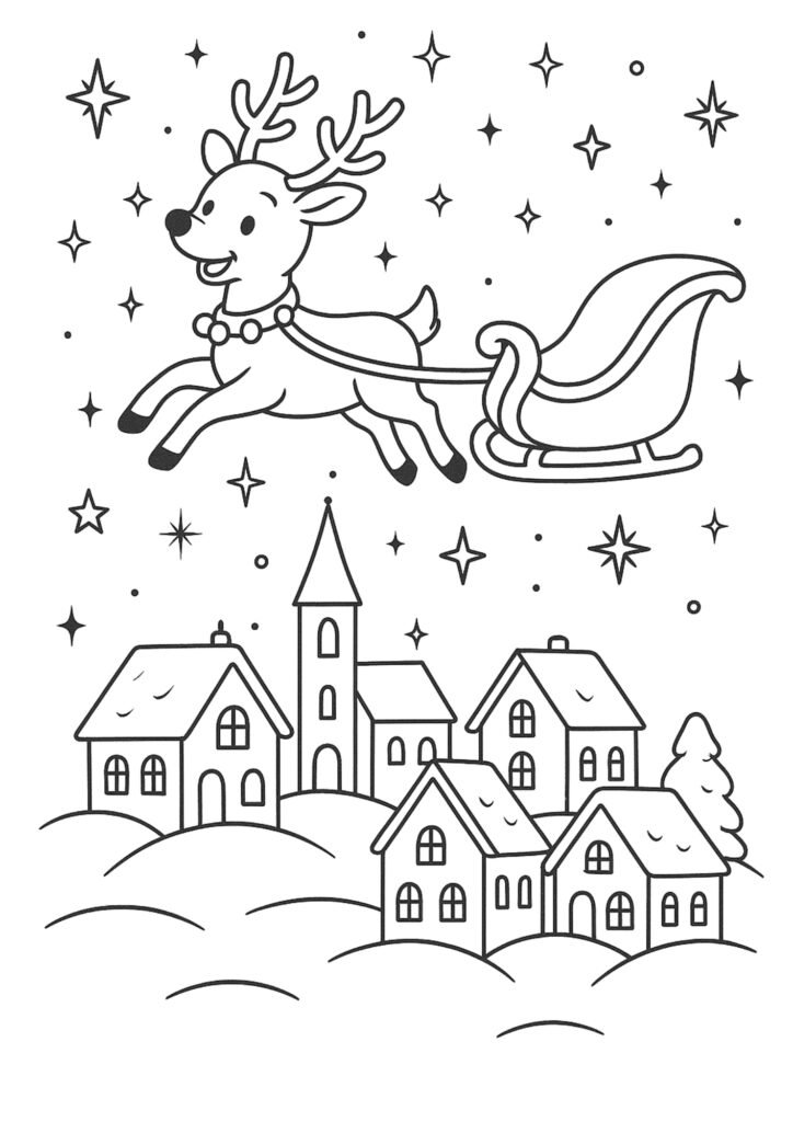 desenhos de natal para colorir 