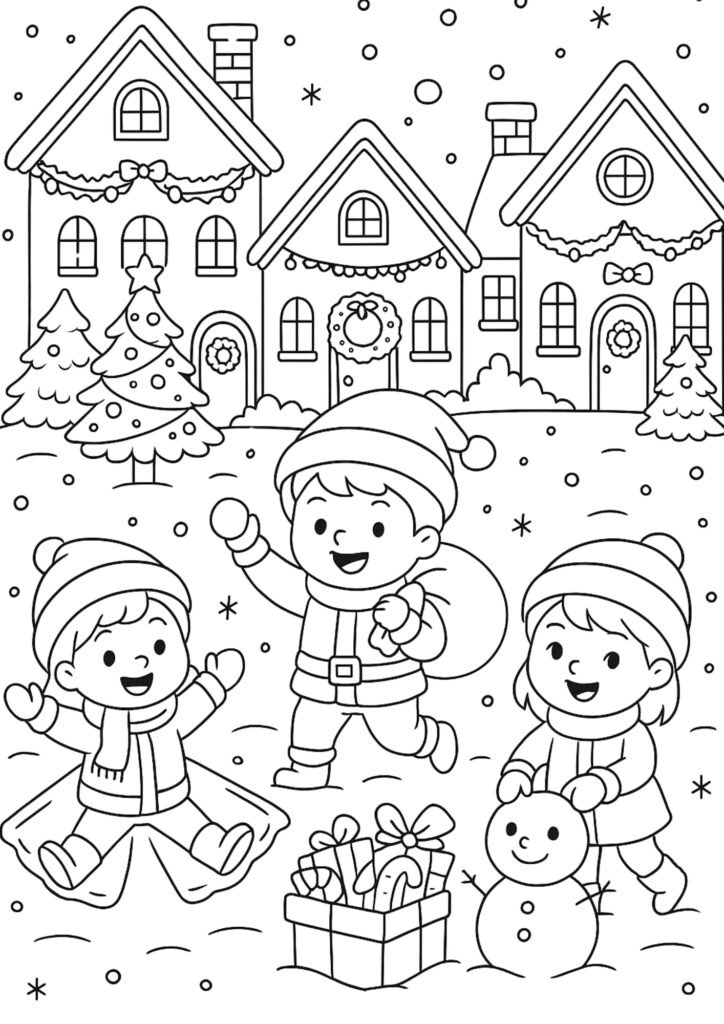 desenhos de natal para colorir 