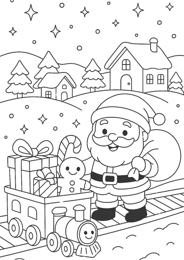 desenhos de natal para colorir 