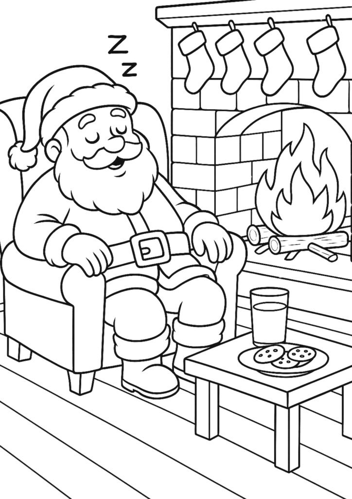 Christmas coloring pages