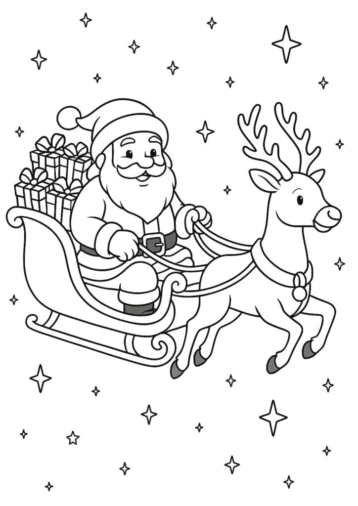 desenhos de natal para colorir 