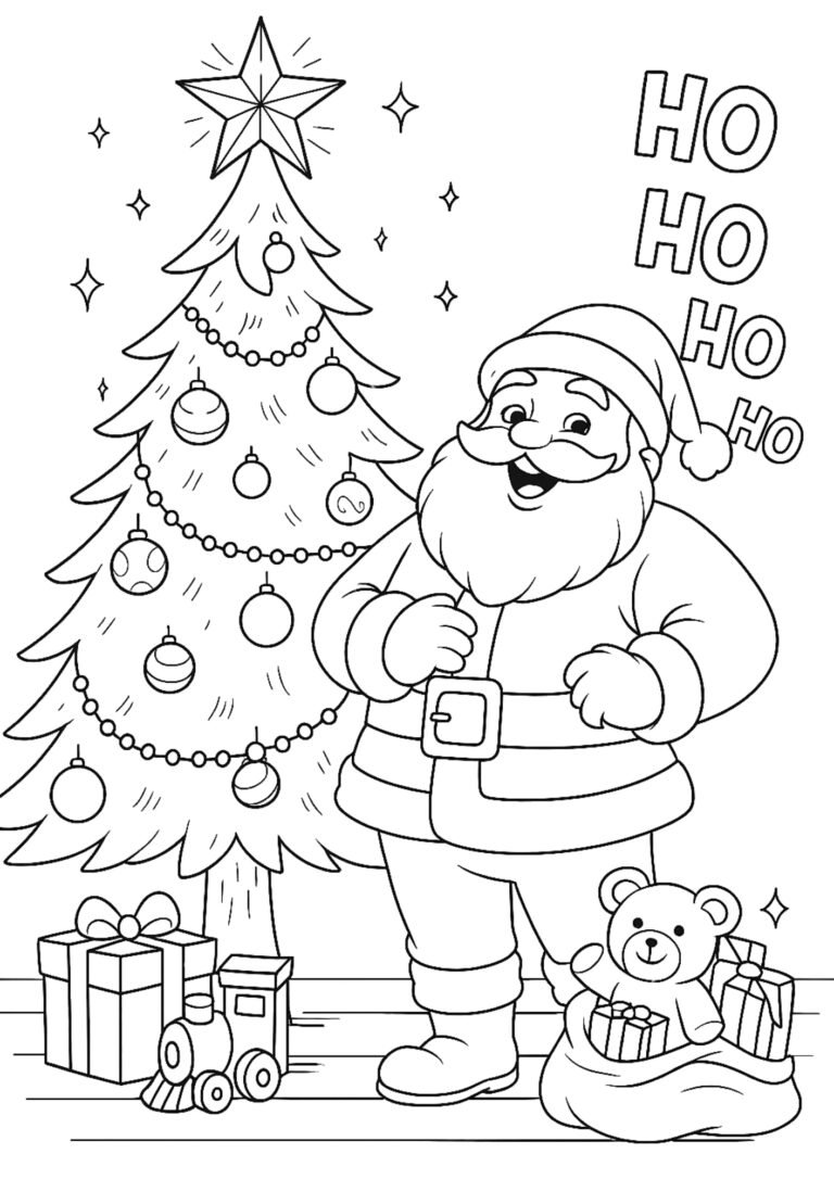 desenhos de natal para colorir