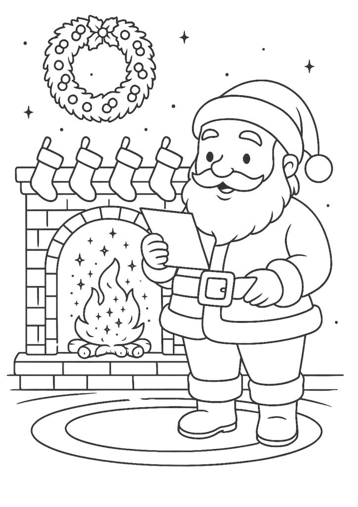 desenhos de natal para colorir 