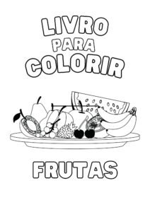 Frutas para colorir