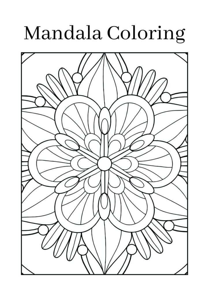 mandala coloring pages printable
