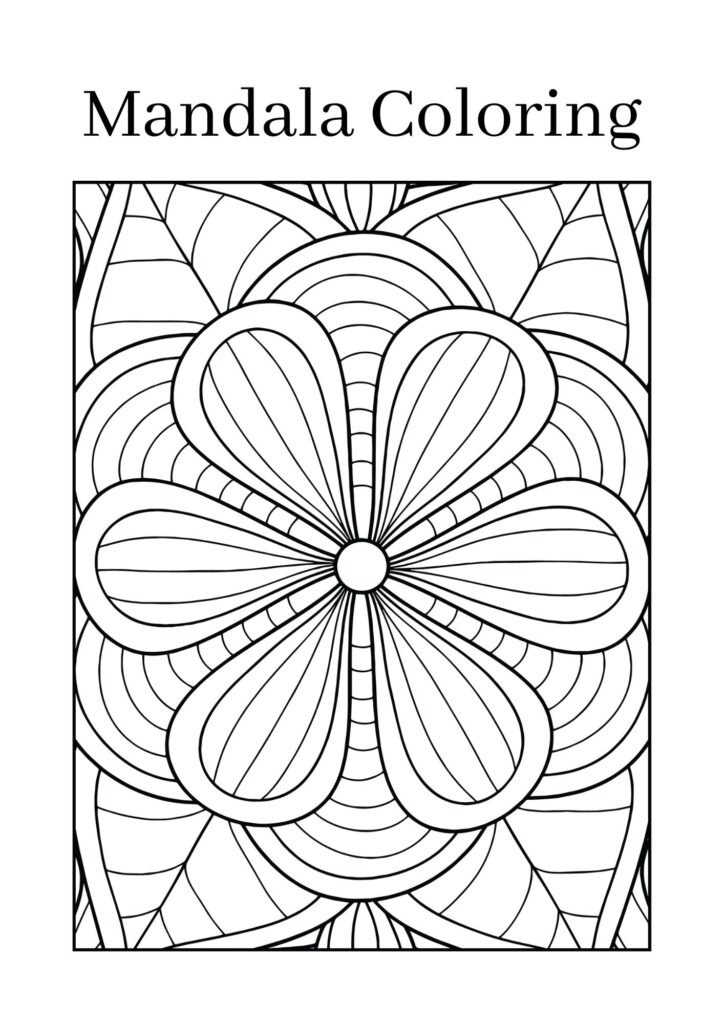 mandala coloring pages printable