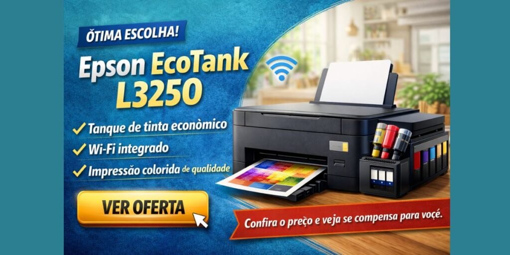 Melhores Impressoras Custo-Benefício para Casa - Epson Ecotank