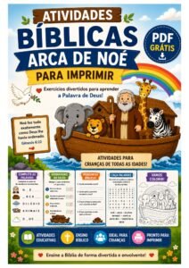 Atividades Bíblica - Arca de Noé